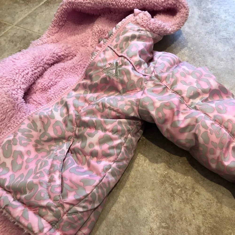 ZeroXposur girls animal print hooded winter coat